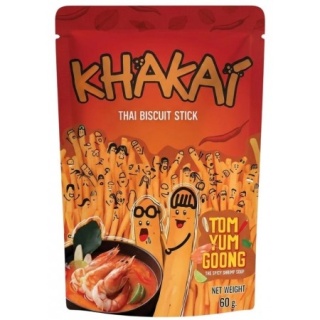 Tajskie paluszki o smaku Tom Yum Goong 60g KATO KHAKAI