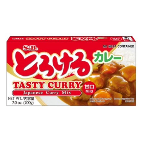 Torokeru Curry Mild Łagodne 200g S&B