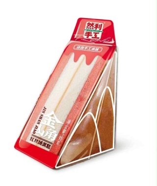 Trójkątne ciasto biszkoptowe Red Velvet Sponge Cake 95g Ranli