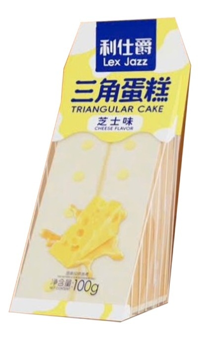 Trójkątne ciasto biszkoptowe Sponge Cake o smaku Sera 95g Lex Jazz