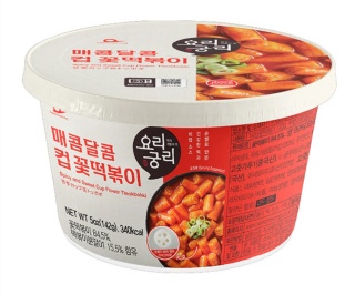 Tteokbokki Słodko Ostre w Misce Kkoccbokki 140g SEMCHORONG