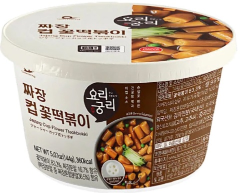 Tteokbokki jajang w kubku 144g SEMCHORONG