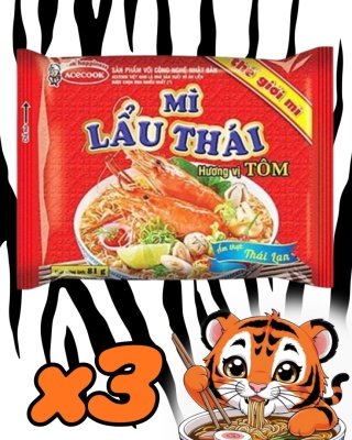 Zupka TOM YUM 3x83g LAU THAI