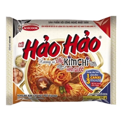 Zupka błyskawiczna o smaku Kimchi 75g HAO HAO