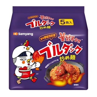 Buldak Sweet and spicy Chicken Flavour 5x140g Samyang