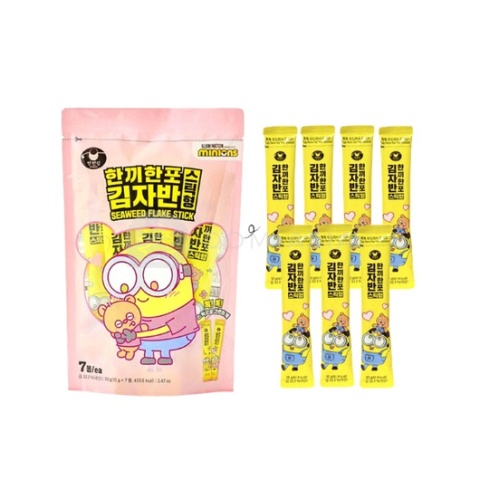 Furikake Mini Packs Wodorosty Z Przyprawami "Minions" 7 x 10g MANJUN