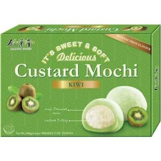 Mochi Z Kremem Custard Kiwi 180g Bamboo House