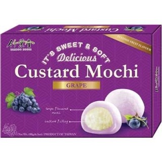 Mochi z kremem Custard Winogronowe 180g Bamboo House