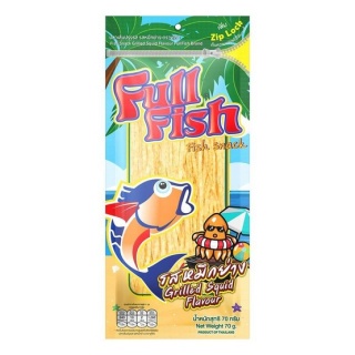 Snack rybna przekąska o smaku grillowanej kałamarnicy 70g FULL FISH
