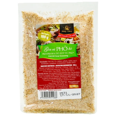przyprawa VI PHO HN TOREBKI 100g ASF